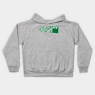 Church Ave. Street Sign Kids Hoodie